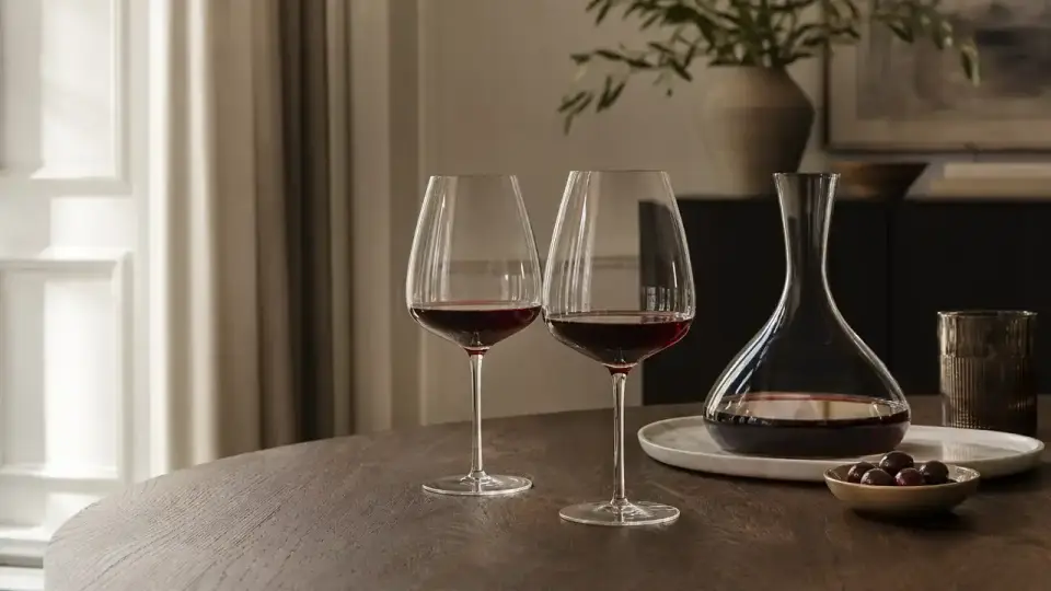 Rødvinsglas