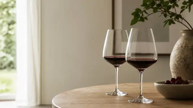 Rødvinsglas