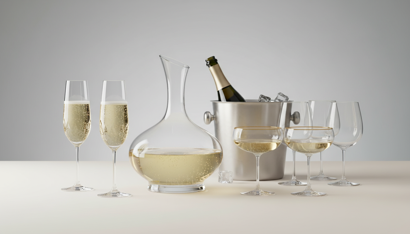 Champagne & decanter