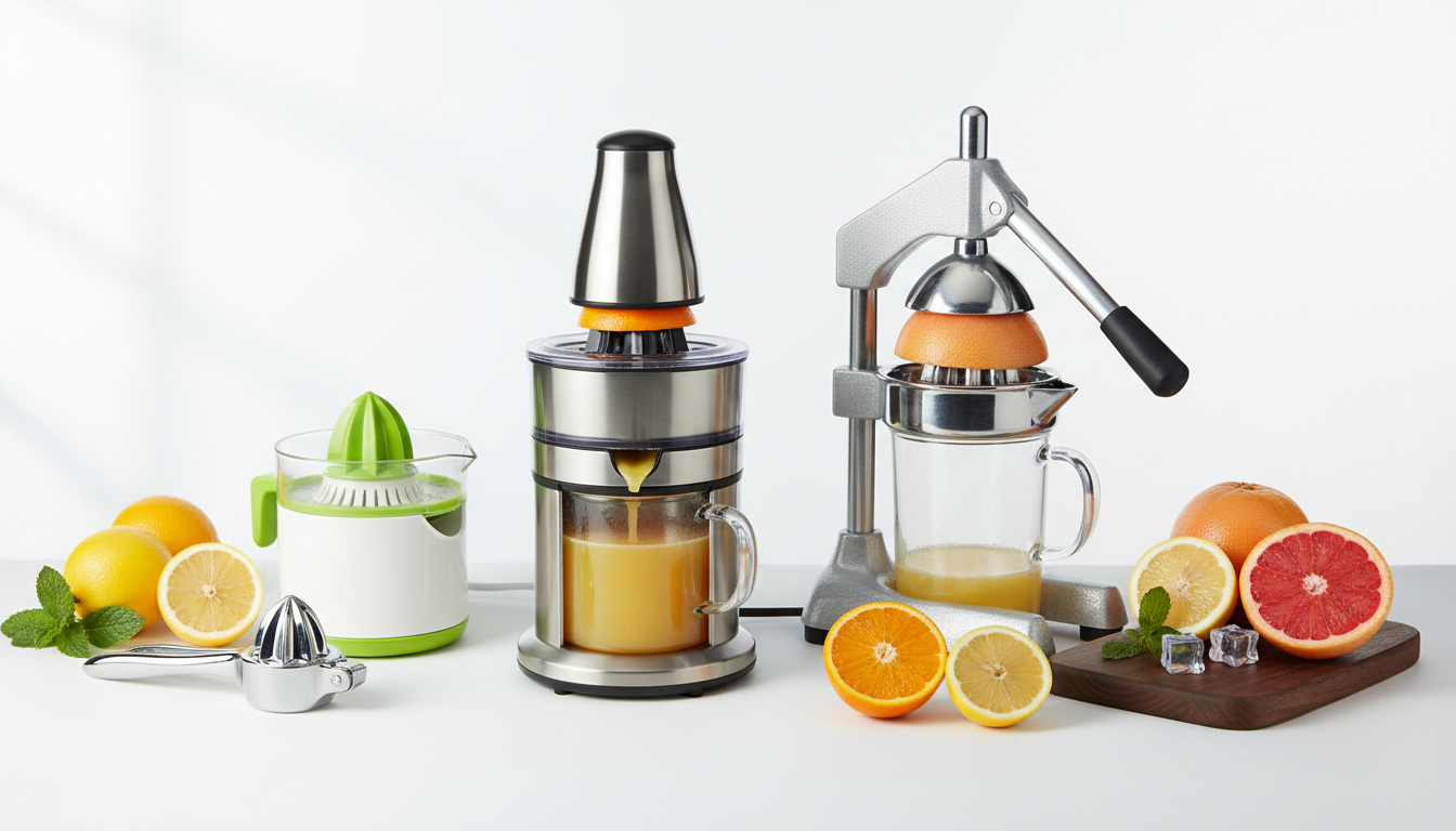 Citruspresser og saftmaskiner