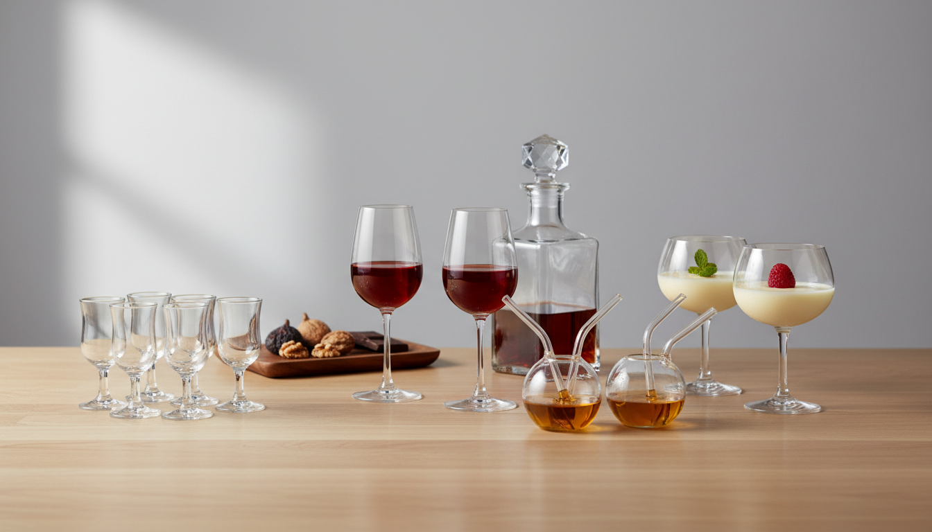 Dessert- og portvinsglas