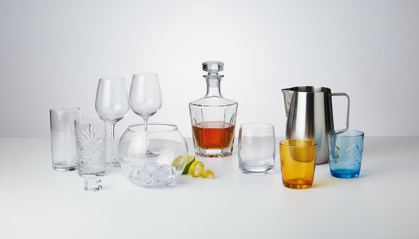 Glas og karafler