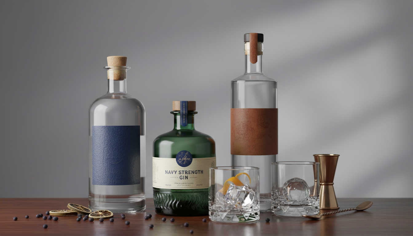 Navy / kraftig gin